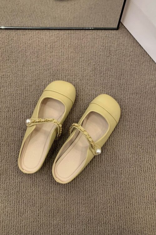 Mary Jane Shoes for Women - Strap Flat Shoes for mary jane shoes women