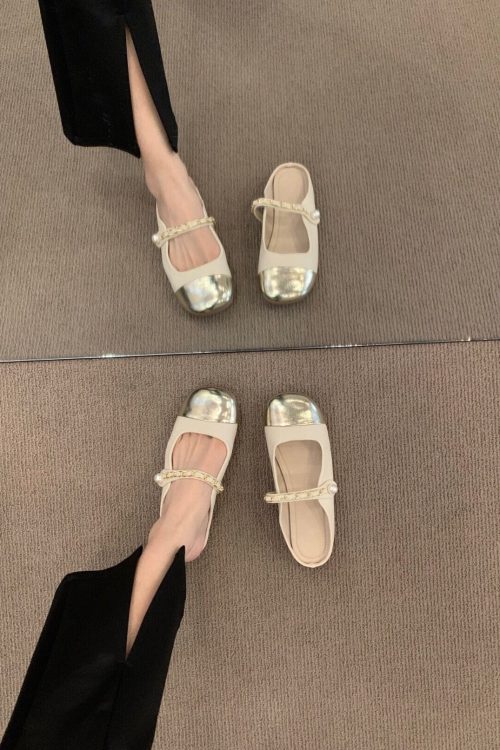 Mary Jane Shoes for Women - Strap Flat Shoes for mary jane shoes women