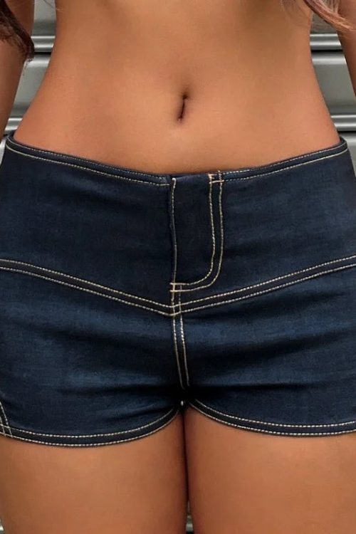 Micro Denim Shorts for Women - Y2K Summer Jean Shorts for micro denim shorts
