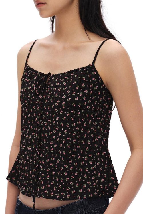 tropical-floral-textured-halter-backless-womens-polyester-camisoles-15