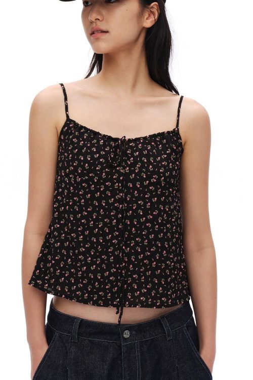 tropical-floral-textured-halter-backless-womens-polyester-camisoles-6