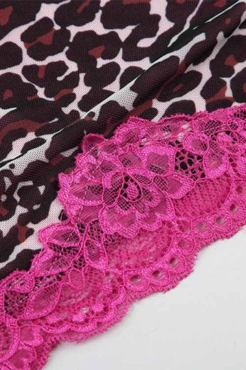 Leopard Halter Cami Top for Summer Outfits