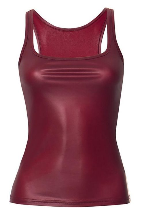 Plain Square Neck Casual Tank Top