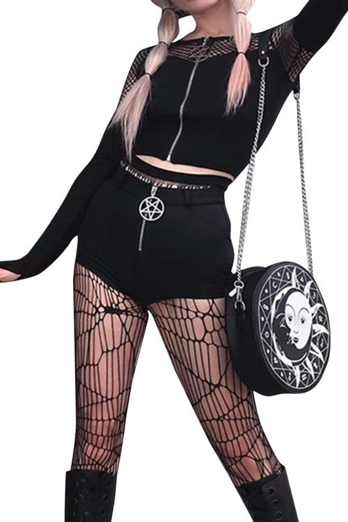 gothic-pentagram-zipper-mesh-tee-5