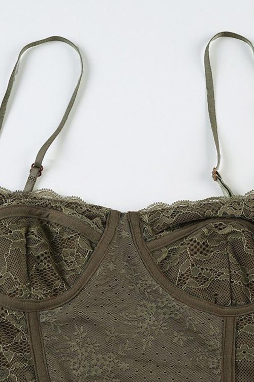 Floral Lace Cami Top for Coquette Outfits