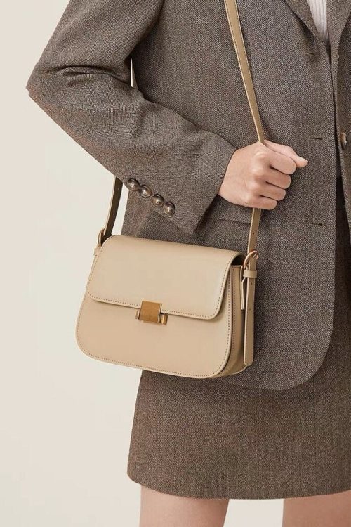 Barrel Bag for Women - Elongated 90s Shoulder Bag for barrel bag women