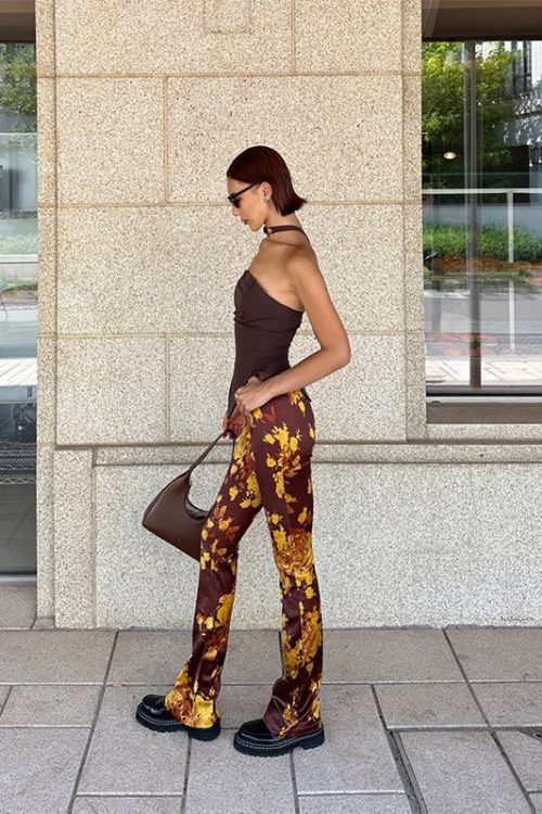 Chocolate Brown Satin Slip Skirt for Romantic Outfits for chocolate brown slip skirt