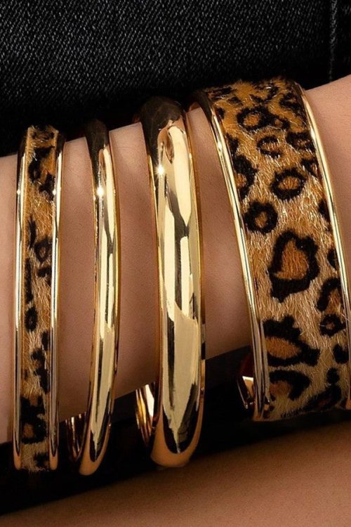 Cool Leopard Print Smooth Bangle for Cool Leopard Print Smooth Bangle