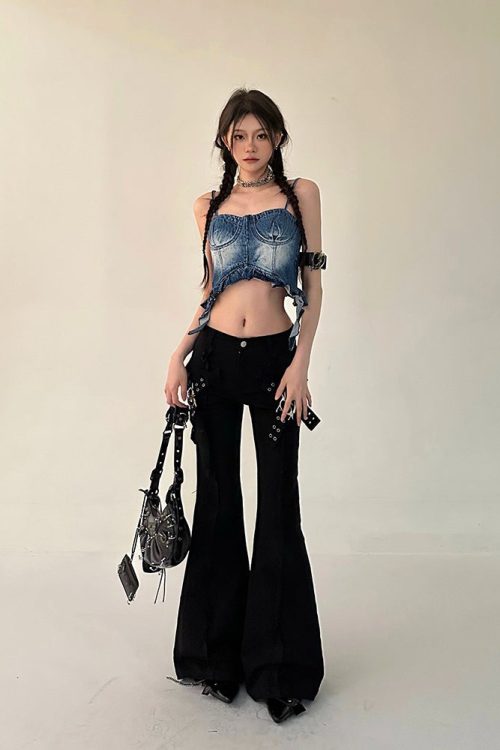 Cropped Shirt for Women - Sporty Summer Button Top for crop shirt women