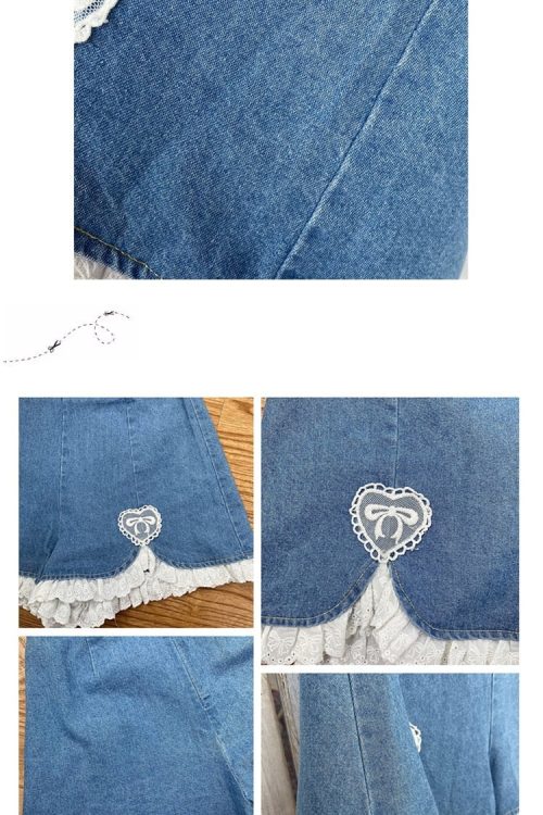 Dollette Romantic Denim Shorts for Dollette Romantic Denim Shorts