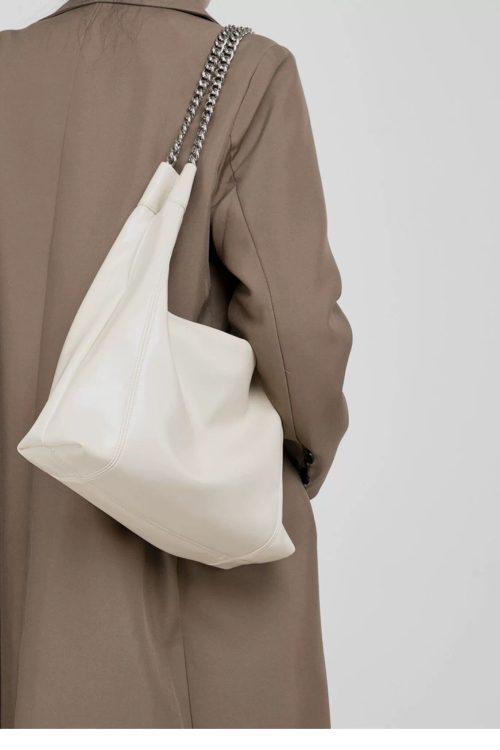 East West Shoulder Bag for Women - 90s Elongated Purse for east west bag