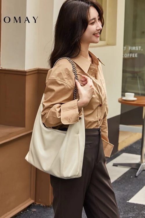 East West Shoulder Bag for Women - 90s Elongated Purse for east west bag