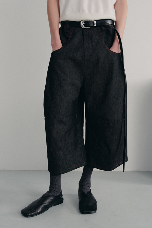 Flowy Capri Trousers for Women - Summer Cropped Pants for flowy capri trousers