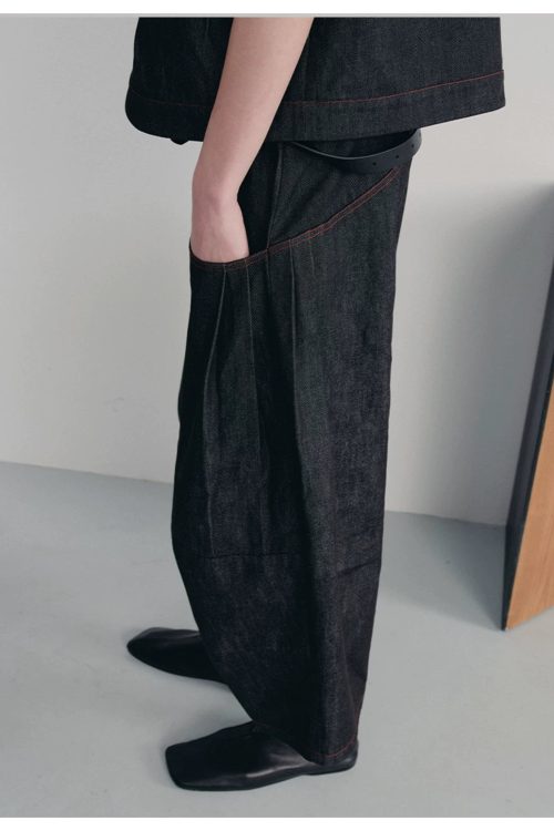 Flowy Capri Trousers for Women - Summer Cropped Pants for flowy capri trousers