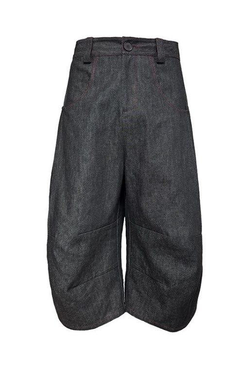 Flowy Capri Trousers for Women - Summer Cropped Pants for flowy capri trousers