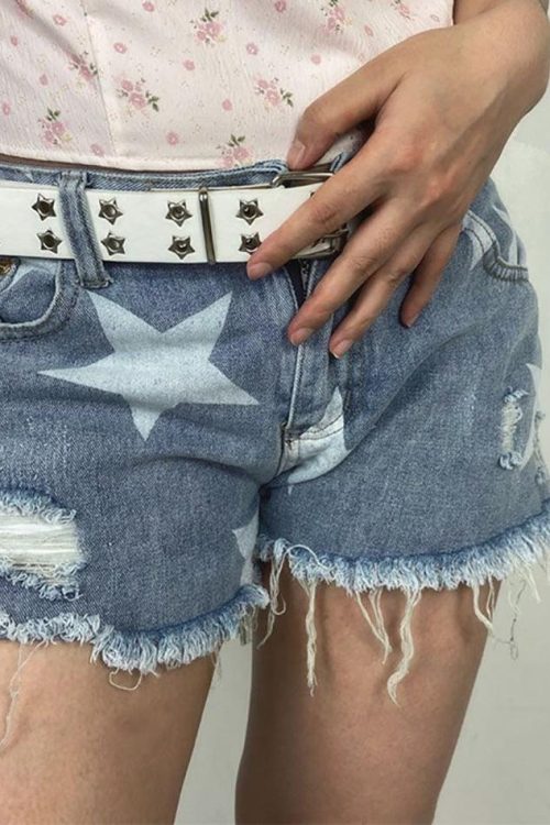 Low-Rise Mini Denim Shorts for Low-Rise Mini Denim Shorts