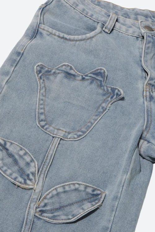 Relaxed Tulip Patch Jeans for Relaxed Tulip Patch Jeans