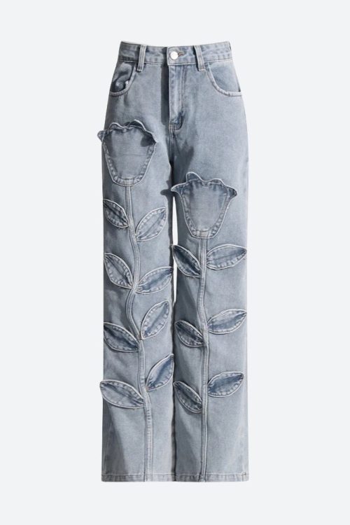 Relaxed Tulip Patch Jeans for Relaxed Tulip Patch Jeans