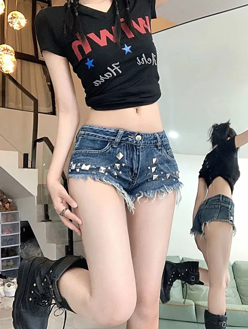 relaxed-y2k-studded-denim-micro-shorts-0633a Relaxed Y2K Studded Denim Micro Shorts for Relaxed Y2K Studded Denim Micro Shorts