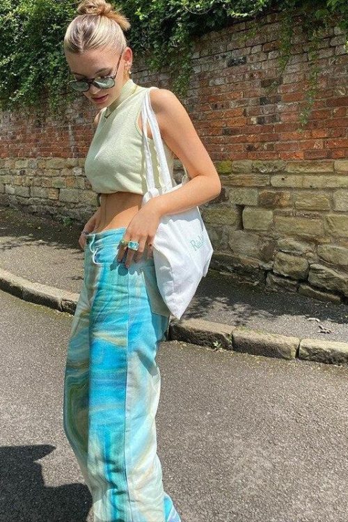 Relaxed Y2K Tie Dye Pants for Relaxed Y2K Tie Dye Pants