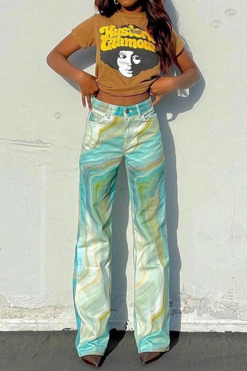 Relaxed Y2K Tie Dye Pants for Relaxed Y2K Tie Dye Pants