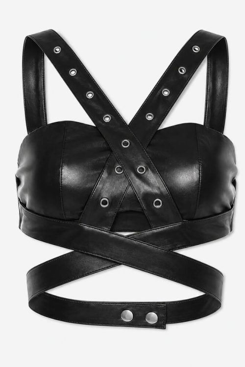 Romantic Cyberpunk Harness Crop Top for Romantic Cyberpunk Harness Crop Top
