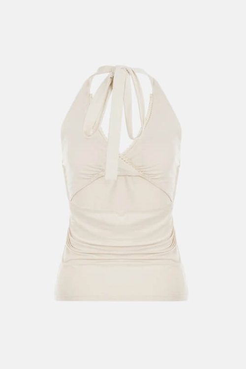 Romantic Y2K Floral Halter Top for Romantic Y2K Floral Halter Top