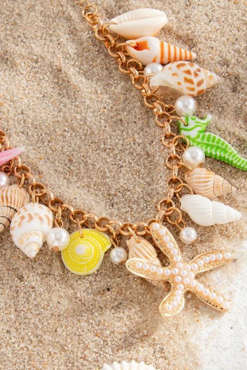 Statement Beach Charm Belly Chain & Anklet for Statement Beach Charm Belly Chain & Anklet