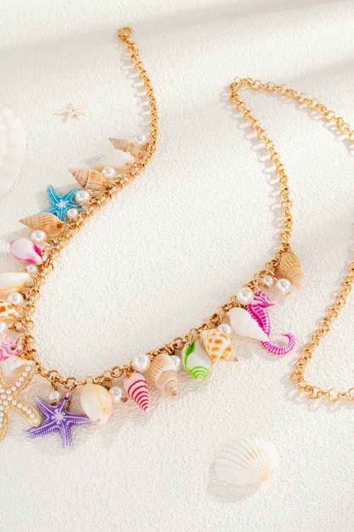 Statement Beach Charm Belly Chain & Anklet for Statement Beach Charm Belly Chain & Anklet
