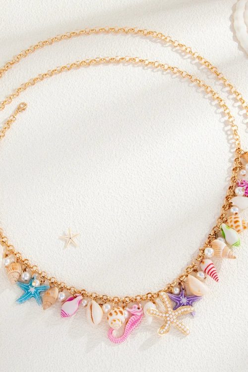 Statement Beach Charm Belly Chain & Anklet for Statement Beach Charm Belly Chain & Anklet