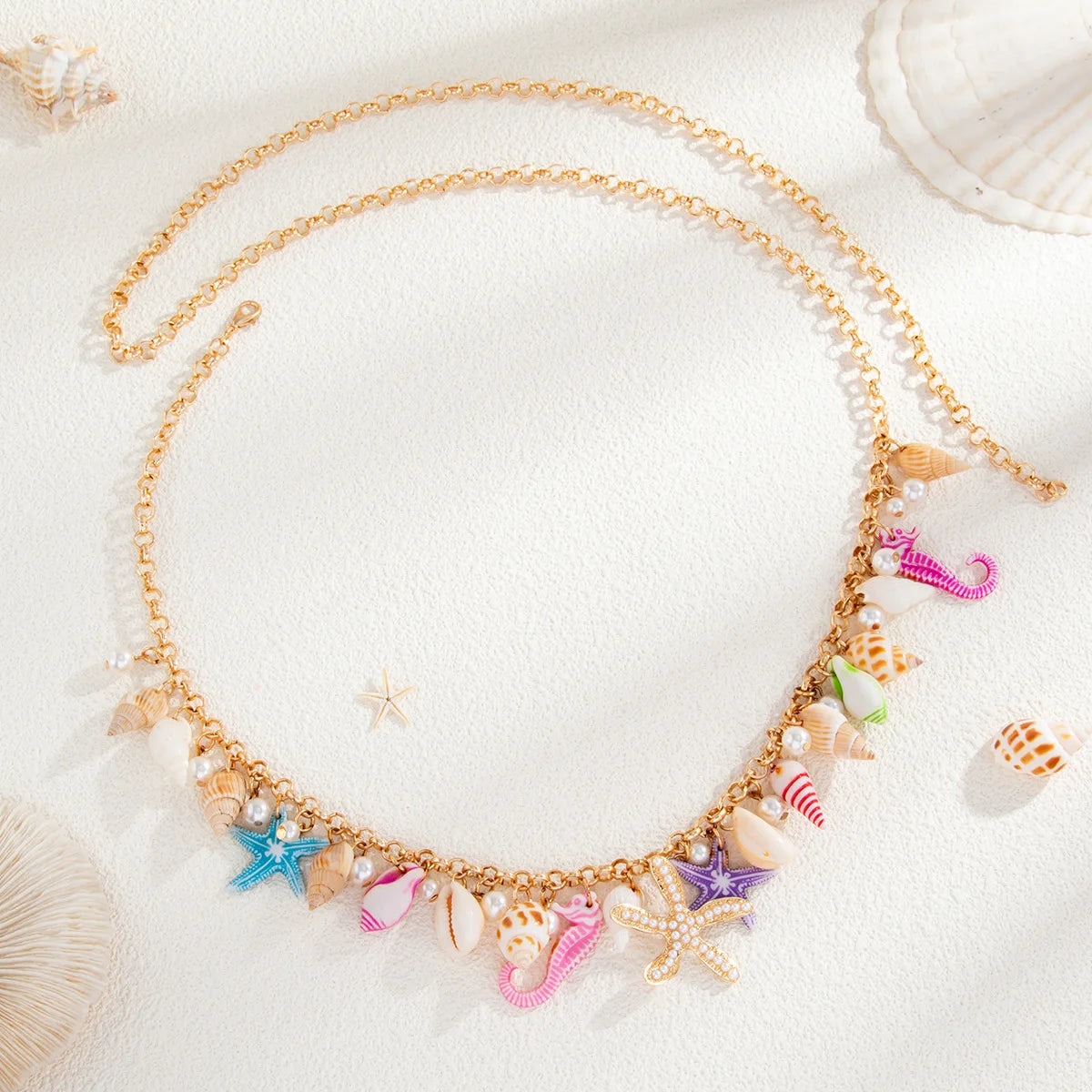 statement-beach-charm-belly-chain-anklet-eb816 Statement Beach Charm Belly Chain & Anklet for Statement Beach Charm Belly Chain & Anklet