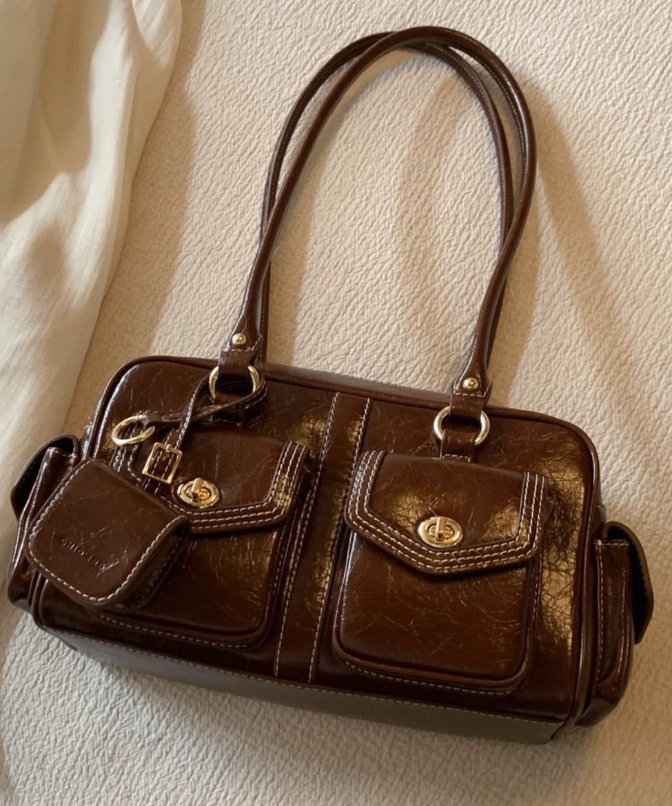 statement-beautiful-brown-pockets-faux-leather-tote-handbag-ae5bf Statement Beautiful Brown Pockets Faux Leather Tote Handbag for Statement Beautiful Brown Pockets Faux Leather Tote Handbag