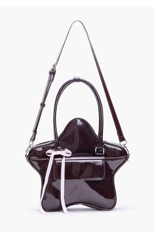 Statement Chocolate Star Bow Backpack for Statement Chocolate Star Bow Backpack