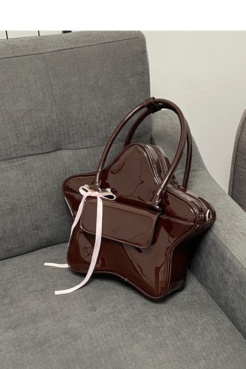 Statement Chocolate Star Bow Backpack for Statement Chocolate Star Bow Backpack