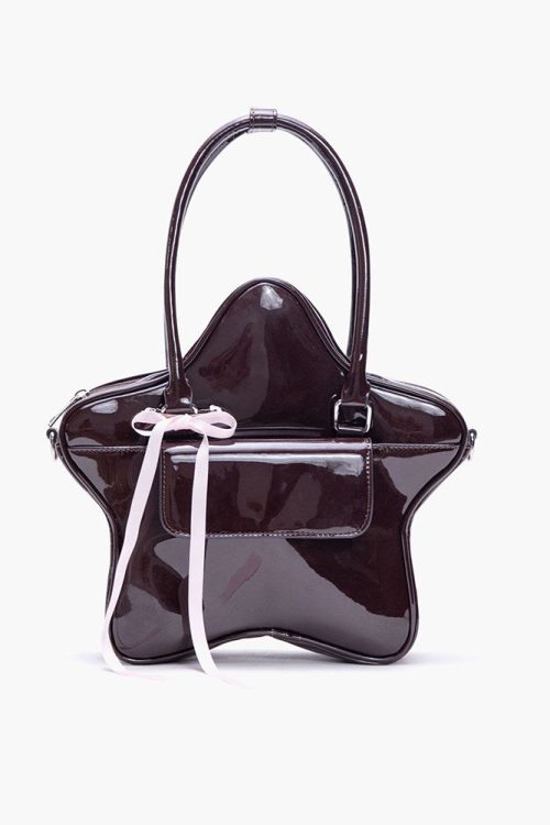 Statement Chocolate Star Bow Backpack for Statement Chocolate Star Bow Backpack