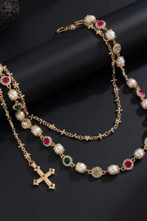 Statement Cross Charm Waist Chain for Statement Cross Charm Waist Chain