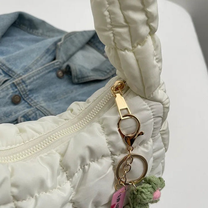 statement-floral-charm-puffer-bag-2e24a Statement Floral Charm Puffer Bag for Statement Floral Charm Puffer Bag
