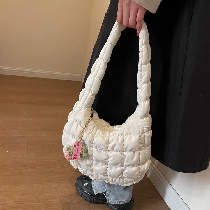 statement-floral-charm-puffer-bag-57283 Statement Floral Charm Puffer Bag for Statement Floral Charm Puffer Bag