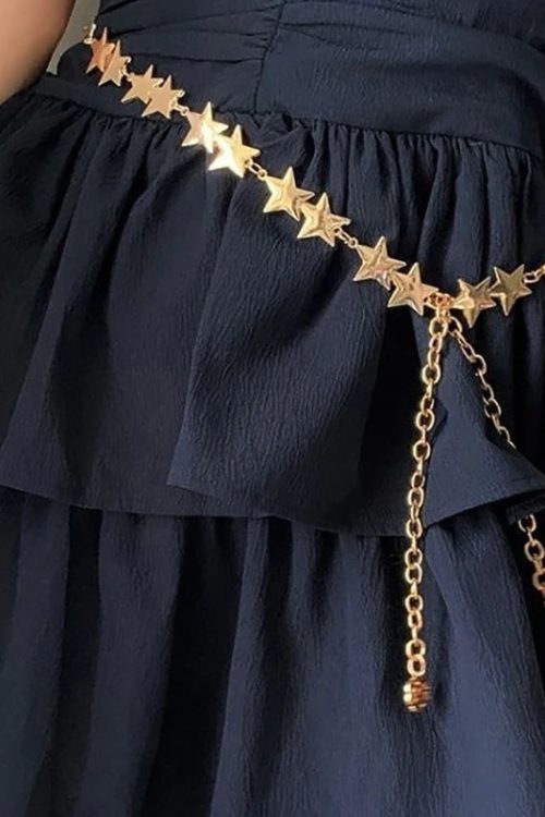 Statement Star Chain Waist Belt for Statement Star Chain Waist Belt