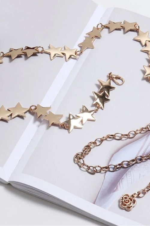 Statement Star Chain Waist Belt for Statement Star Chain Waist Belt