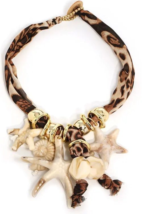 Statement Starfish Charm Necklace for Statement Starfish Charm Necklace