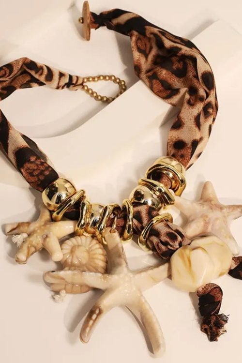 Statement Starfish Charm Necklace for Statement Starfish Charm Necklace