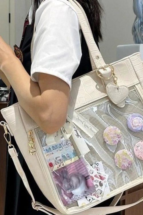 Statement Streetwear Y2K Aesthetic Shoulder Handbags Vintage High Capacity Crossbody Ita Bag for Statement Streetwear Y2K Aesthetic Shoulder Handbags Vintage High Capacity Crossbody Ita Bag
