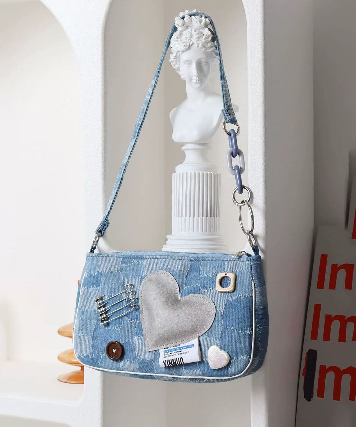 statement-unique-denim-blue-print-patchwork-love-cross-body-handbags-18eae Statement Unique Denim Blue Print Patchwork Love Cross Body Handbags for Statement Unique Denim Blue Print Patchwork Love Cross Body Handbags