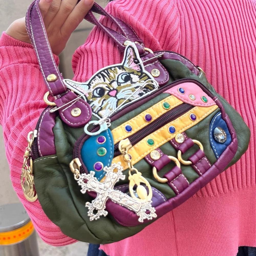 statement-y2k-cat-embroidered-bag-4b992 Statement Y2K Cat Embroidered Bag for Statement Y2K Cat Embroidered Bag