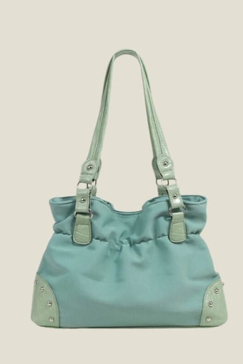 Statement Y2K Studded Buckle Shoulder Bag for Statement Y2K Studded Buckle Shoulder Bag