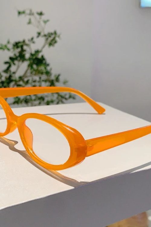 Statement Y2K Vintage Oval Frame Glasses for Statement Y2K Vintage Oval Frame Glasses