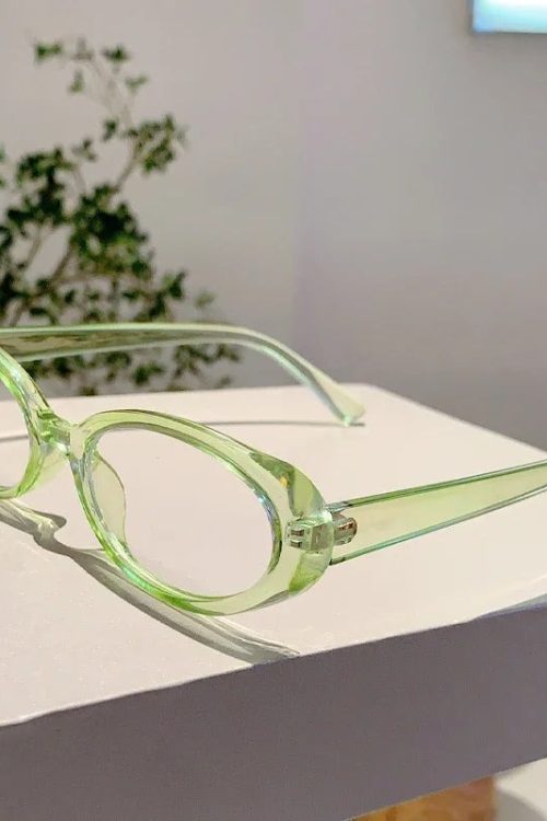 Statement Y2K Vintage Oval Frame Glasses for Statement Y2K Vintage Oval Frame Glasses
