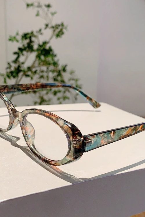 Statement Y2K Vintage Oval Frame Glasses for Statement Y2K Vintage Oval Frame Glasses