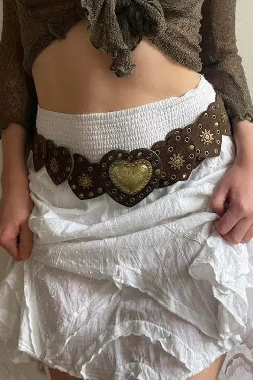 Vintage Ethnic Heart Suede Waist Belt Outfit Ideas Belt for Vintage Ethnic Heart Suede Waist Belt outfit ideas
